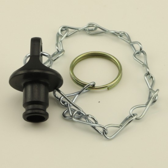 DUST PLUG 
 and CHAIN FOR FEMALE